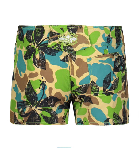 Floral Camo <br> Girl's Mid-Thigh Cut