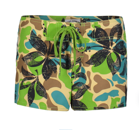 Floral Camo <br> Girl's Mid-Thigh Cut